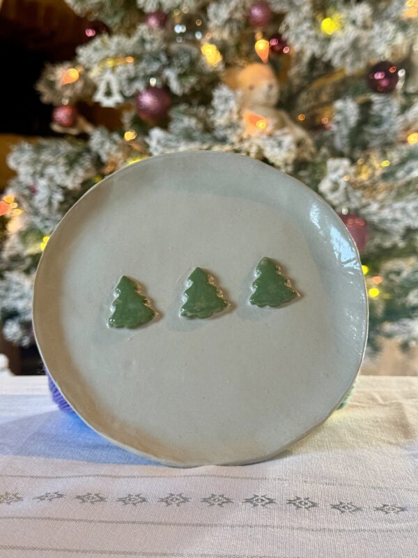 Assiette sapins de Noël